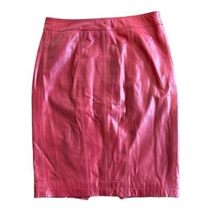 Rachel Roy Leather Pencil Skirt